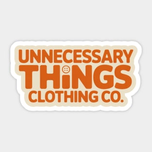 Unnecessary Things - Modern IV Sticker